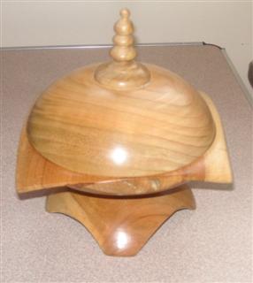 John's commended lidded bowl